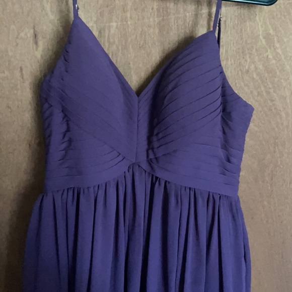 Azazie Plum Bridesmaid Dress - Picture 10 of 11